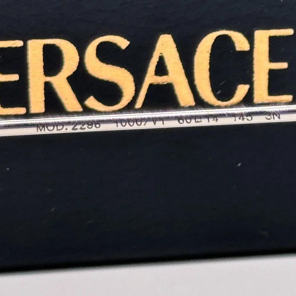 NEW VERSACE SUNGLASSES VE2296 1000/V1 SILVER UNISEX EYEWEAR VE2296 1000V1